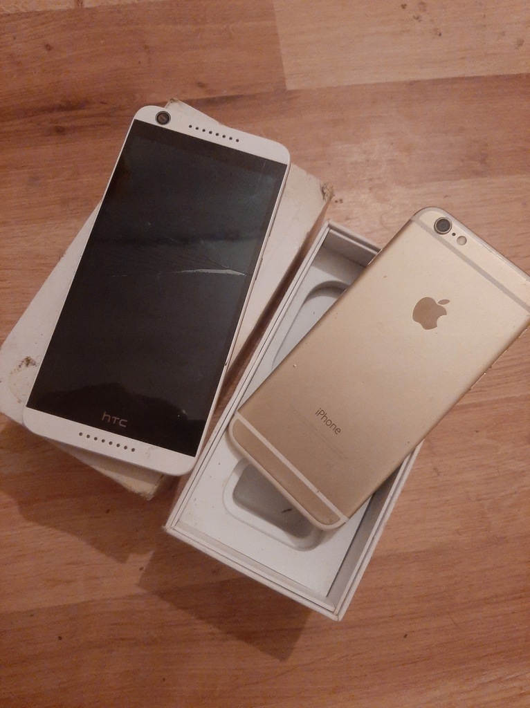 *-SZYBKA AUKCJA-IPHONE 6 Gold/HTC D626-*