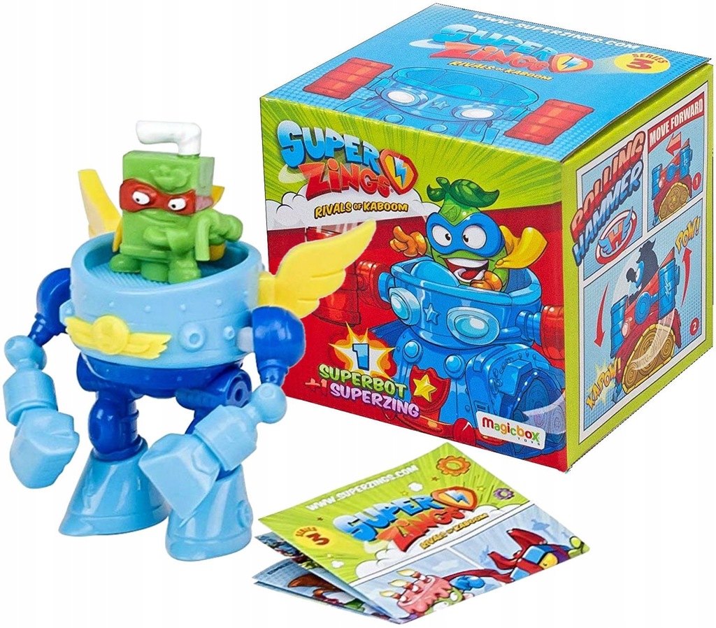 SUPER ZINGS FIGURKA + ROBOT SUPERBOT SERIA 3