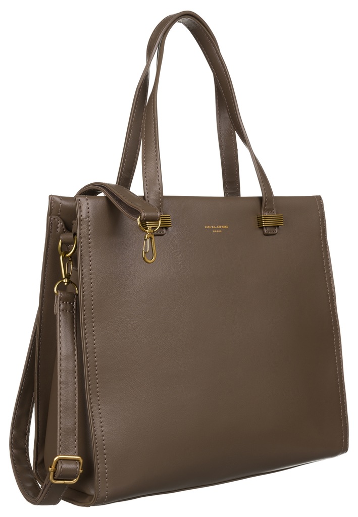 TOREBKA DAVID JONES KUFEREK 6882 KHAKI BRĄZOWY