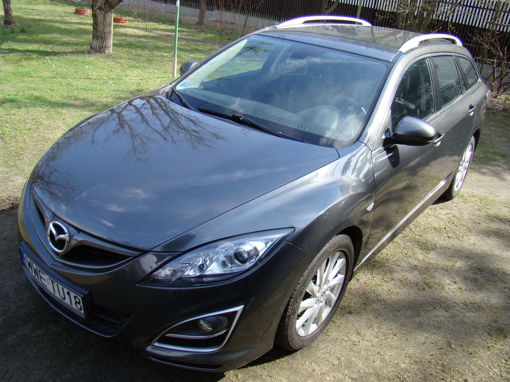 Mazda 6 II diesel 2.2 kombi 2011 przebieg 126 tyś