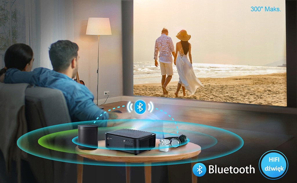 Купить ПРОЕКТОР ANDROID 9.0 Bluetooth 1080P 4K ПРОЕКТОР: отзывы, фото, характеристики в интерне-магазине Aredi.ru