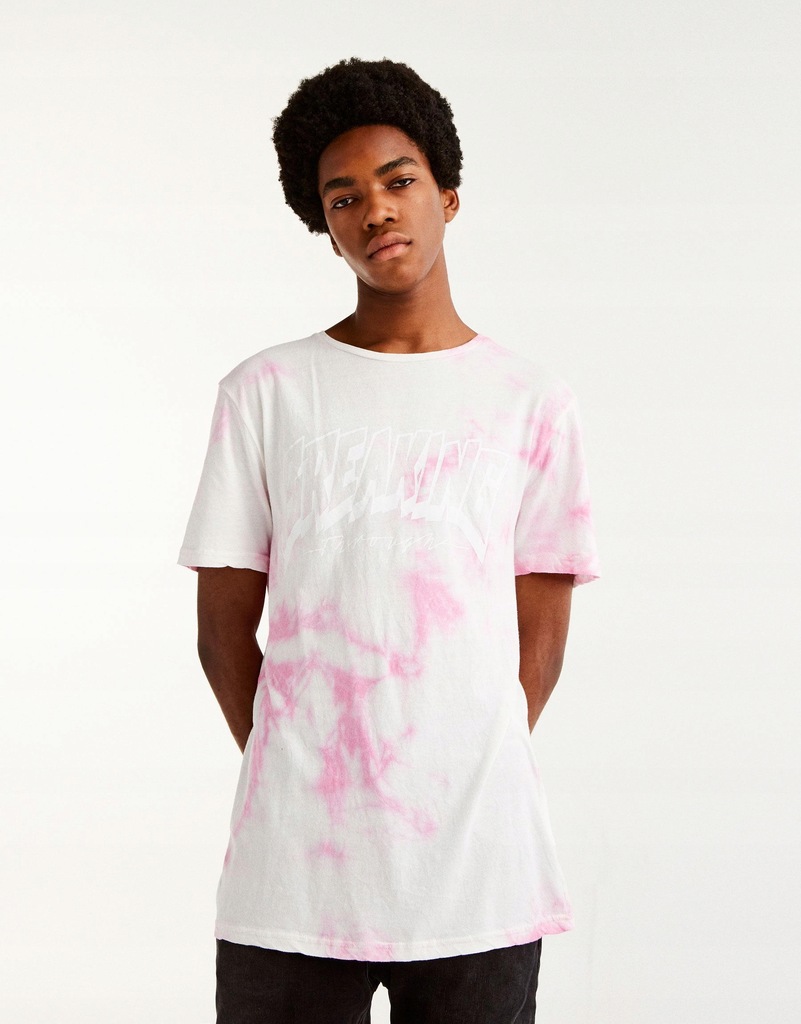 PULL & BEAR__XDP TIE-DYE T-SHIRT MĘSKI__M