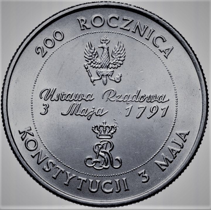 10 000 złotych - Konstytucja 3 Maja - 1991 rok