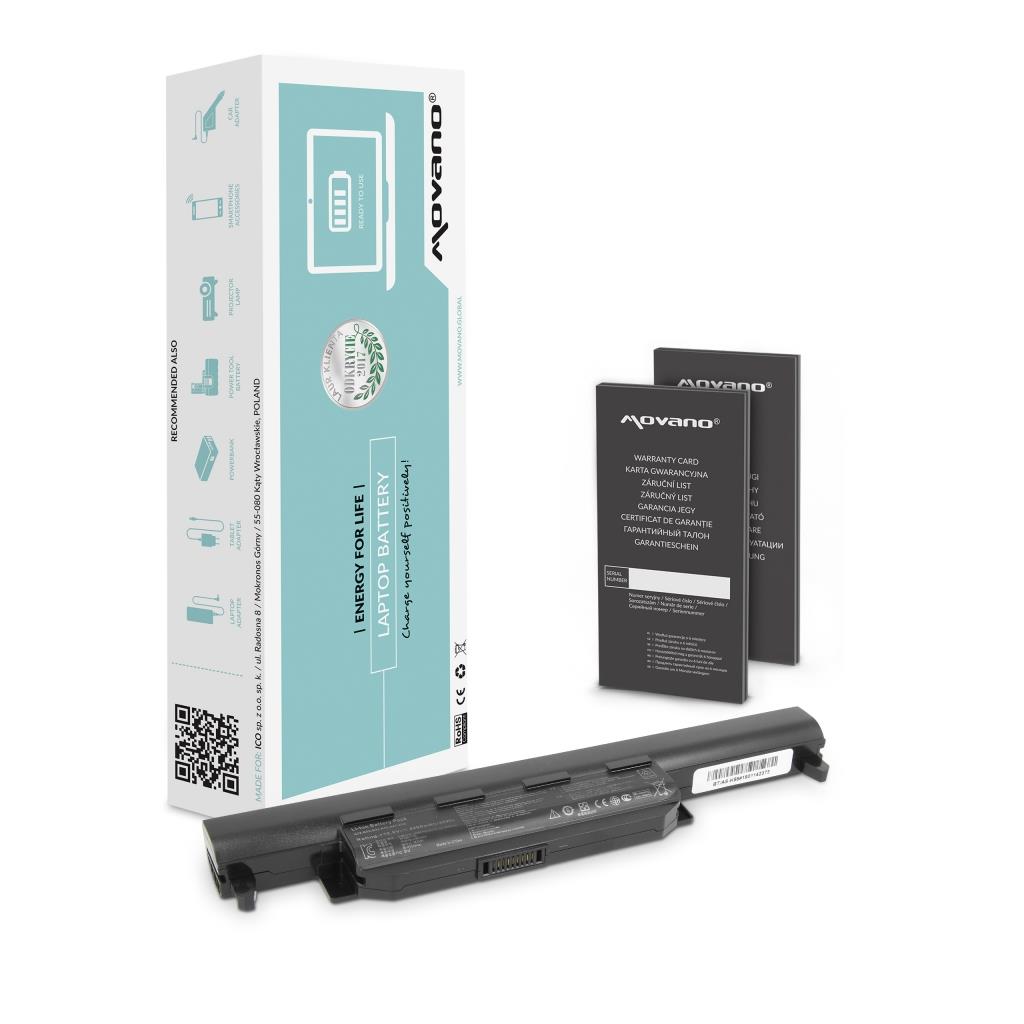Bateria Movano do notebooka Asus A55, K45, K55 (10