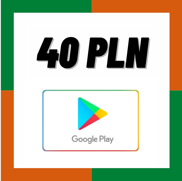 Google Play 40 zł Kod podarunkowy - ( 20 + 20 )