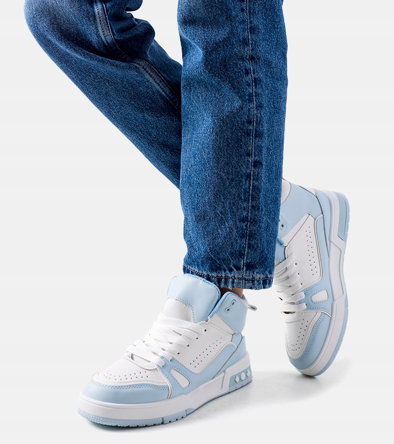 Niebieskie sneakersy za kostkę Grandis rozmiar 37