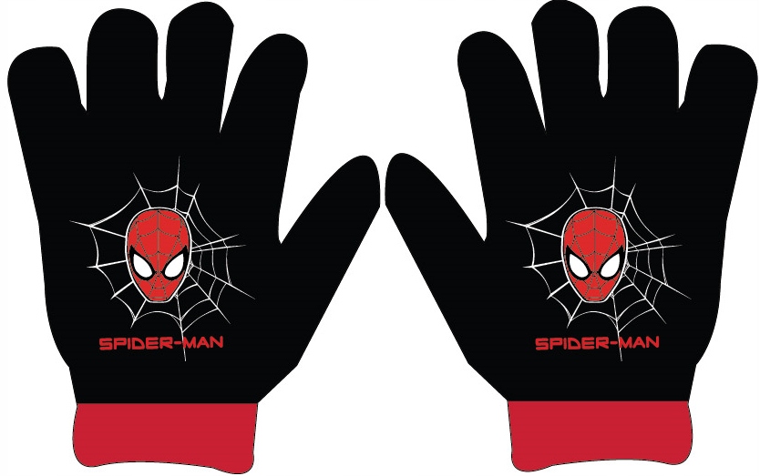Rękawiczki Spiderman Uniwersalne Czarne