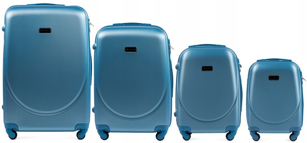 Exclusive ZESTAW 4w1 walizka podróżna bagaż WINGS