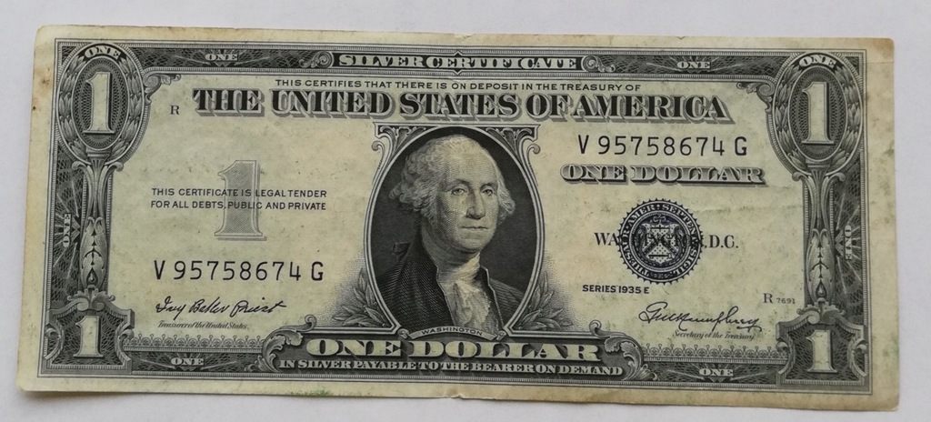 USA 1 dolar 1935 E
