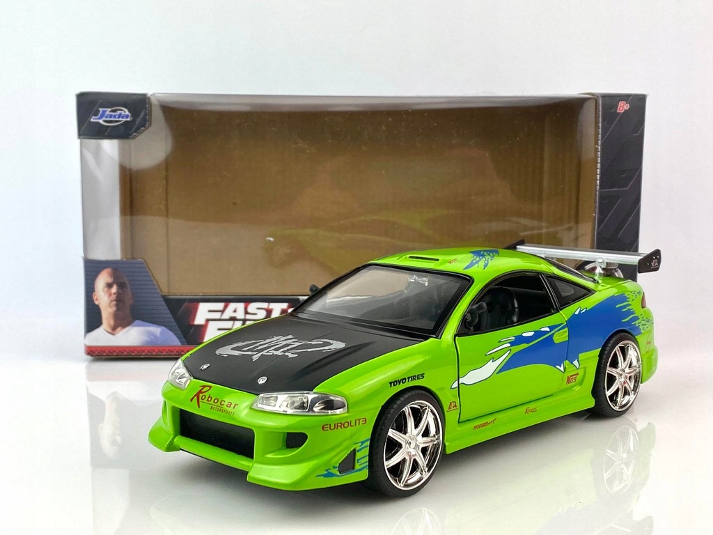 Brian's Mitsubishi Eclipse Green F&F Jada 1:24