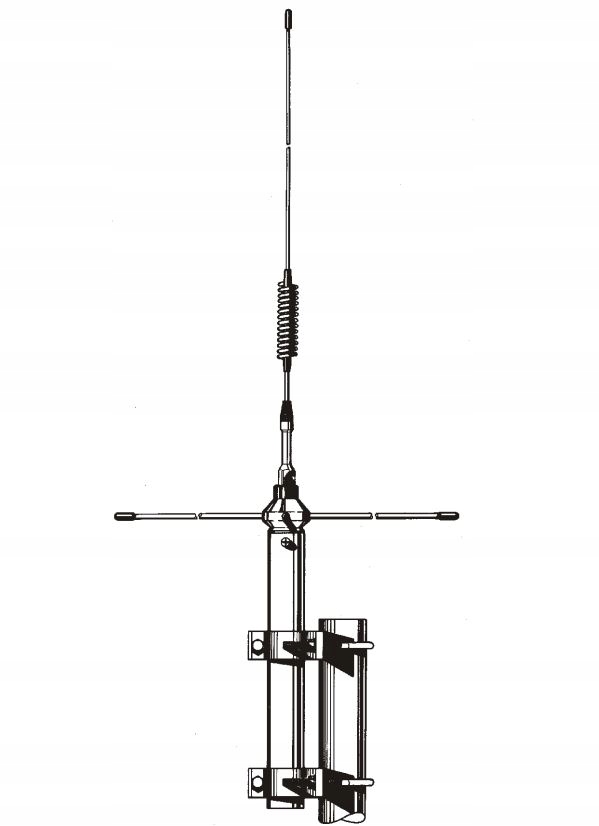 SIRIO GP 365-470C antena UHF bazowa 99cm 1/4 1/2 L