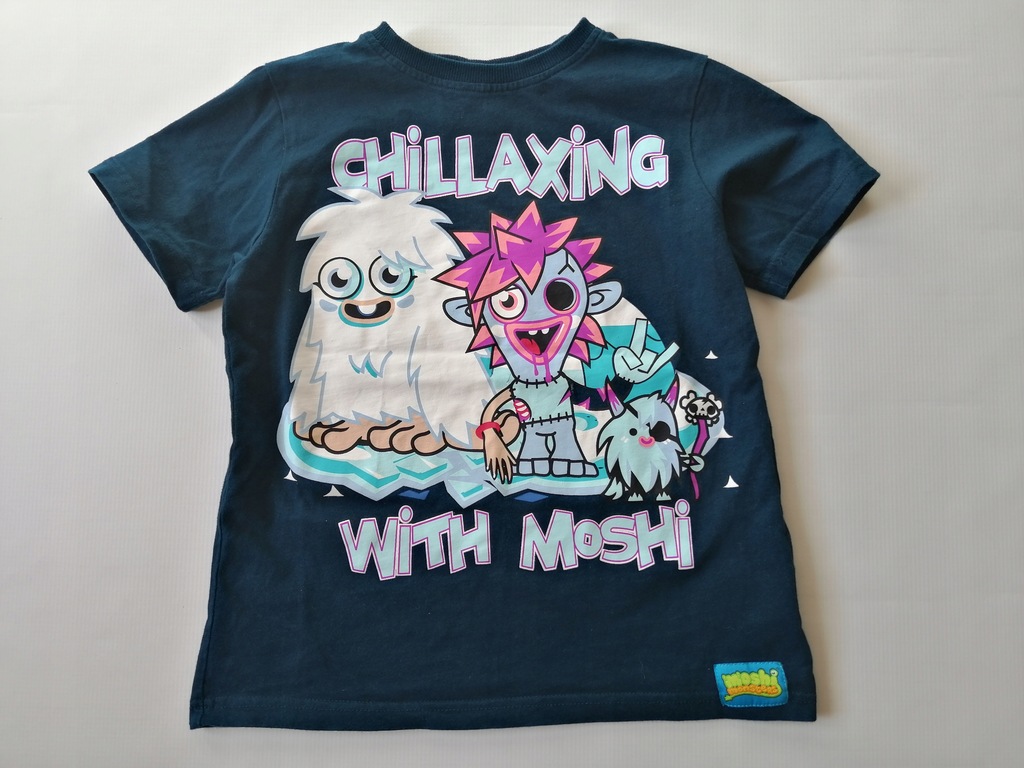 NEXT odlotowy t-shirt MOSHI MONSTERS 7L/122cm