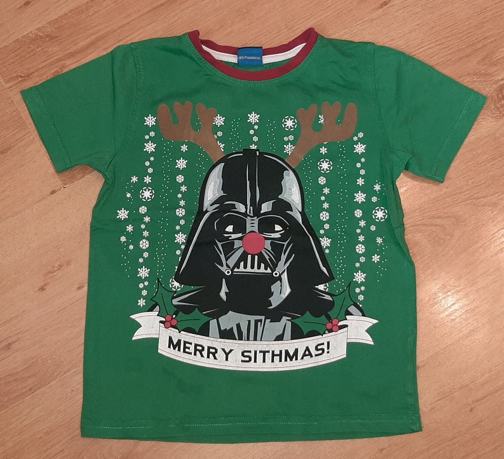 Koszulka t-shirt Boże Narodzenie Star Wars 6-7 lat