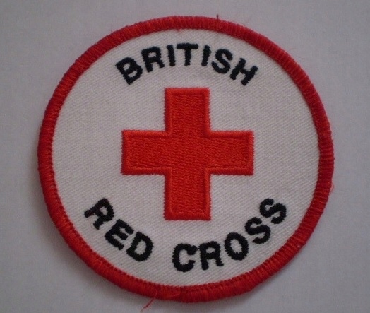 naszywka - British Red Cross - Czerwony Krzyż