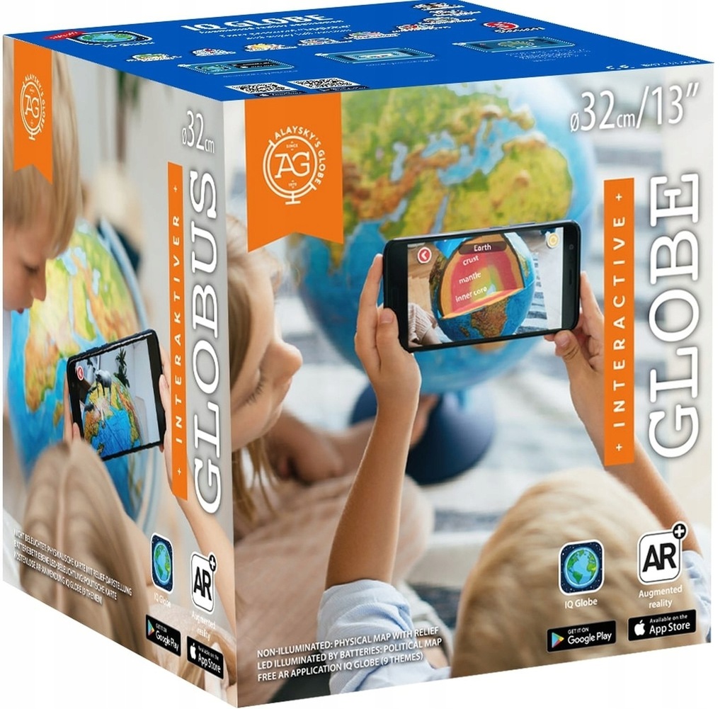 Интерактивный Глобус. Интерактивный Глобус с приложением с подсветкой. IQ Globe приложение.