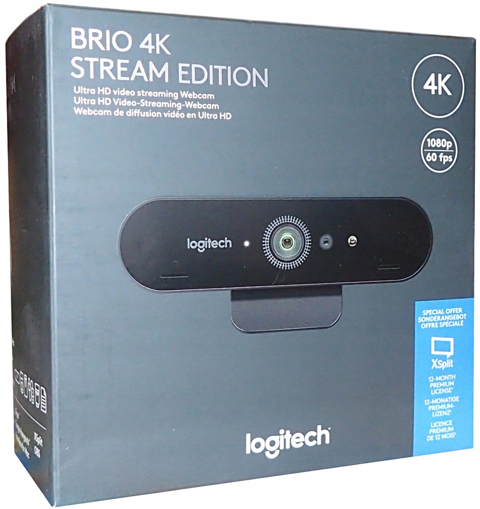 Купить Веб-камера Logitech Brio 4K UltraHD UHD: отзывы, фото, характеристики в интерне-магазине Aredi.ru