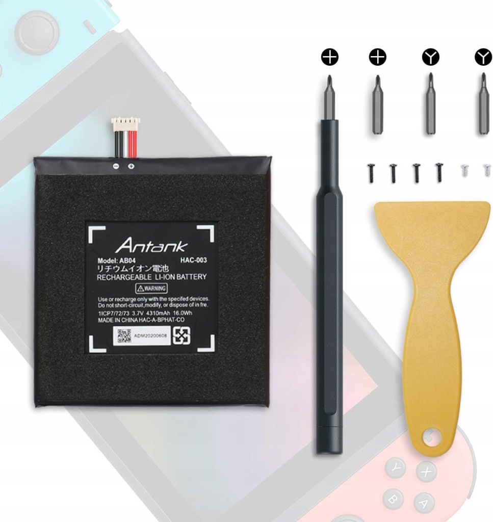 Bateria wymienna antank Nintendo narzędzia