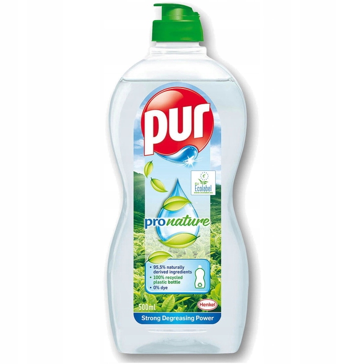 Pur 500ml Pro Nature Ekologiczny Płyn Mycia Naczyń