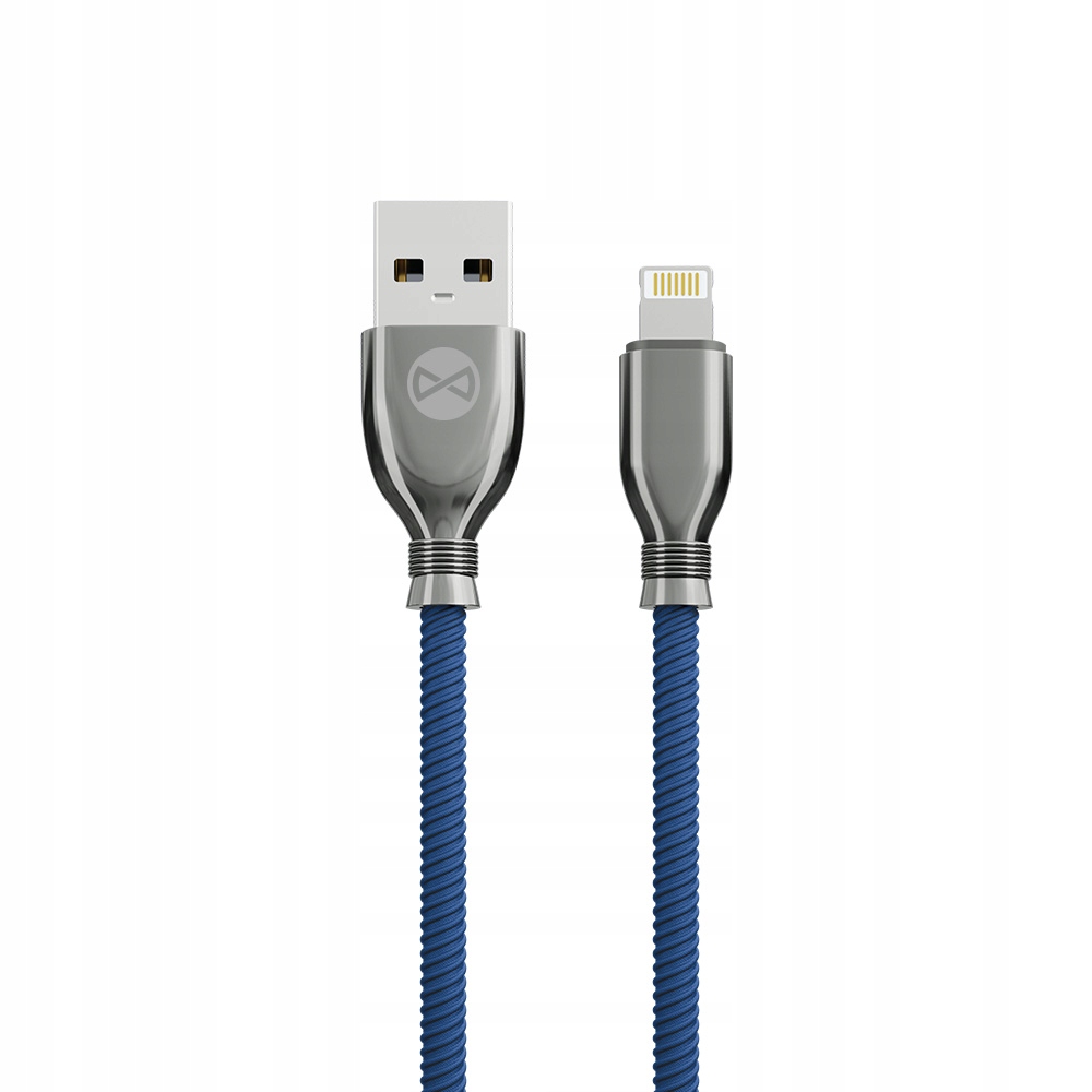 Forever kabel Tornado USB - Lightning 1,0 m 3A granatowy