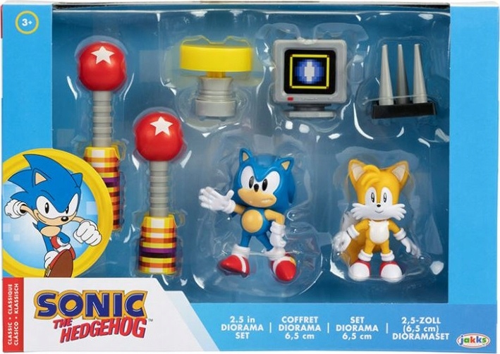 SONIC THE HEDGEHOG ZESTAW DIORAMA SET SONIC TAILS - 12904960533 ...