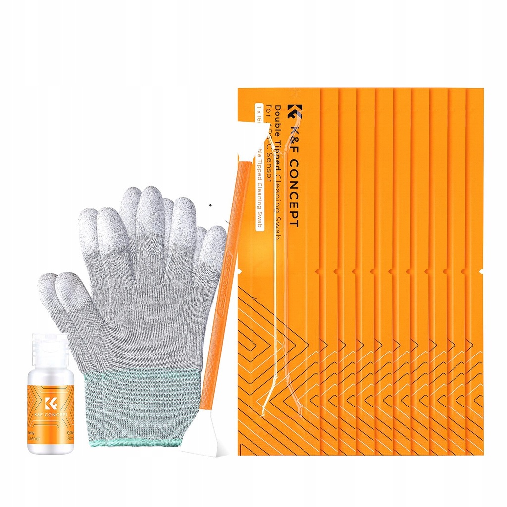 Zestaw do czyszczenia matryc APS-C 10 szpatułek 16mm + Rękawice + Płyn