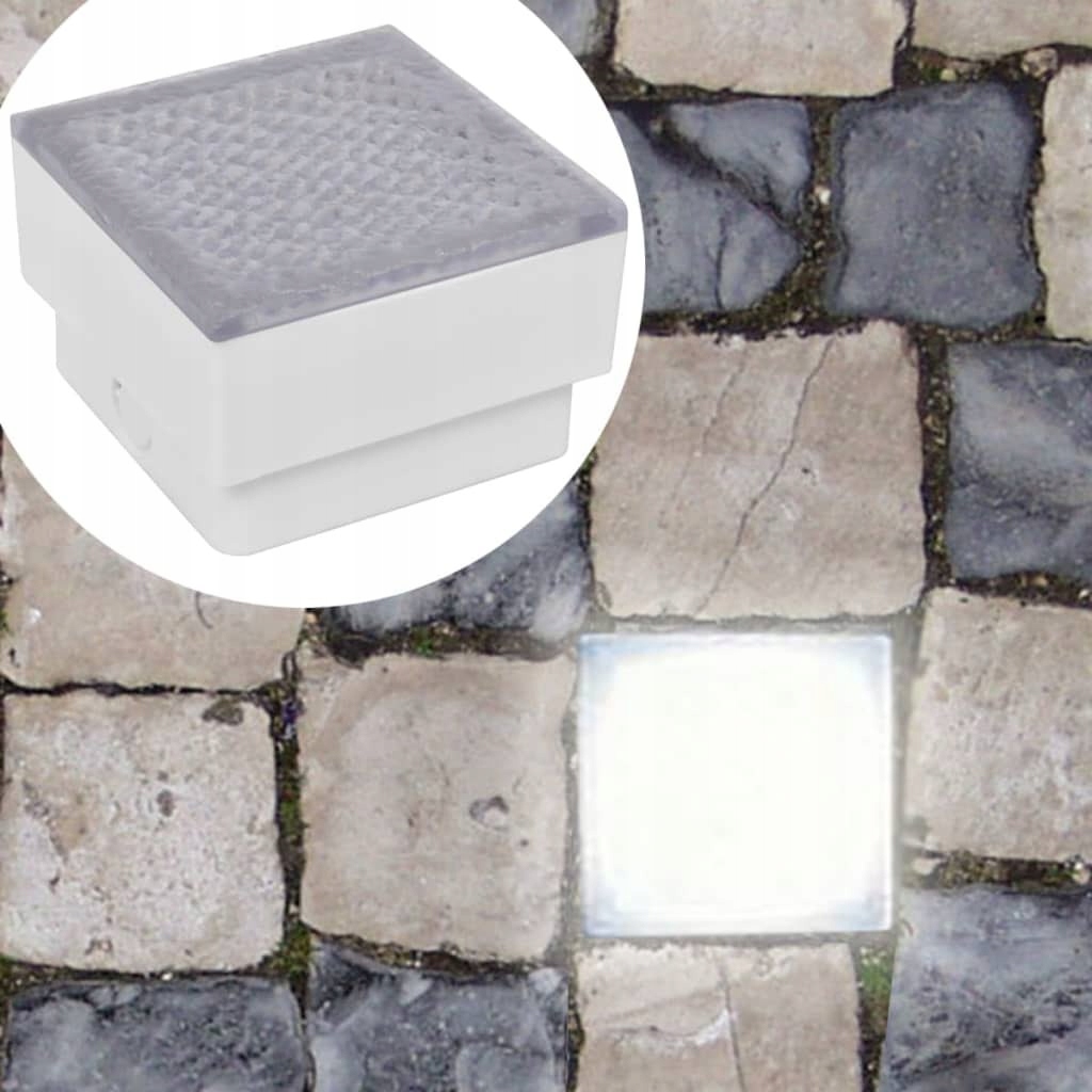 Światła najazdowe LED 12 szt 100x100x68 mm