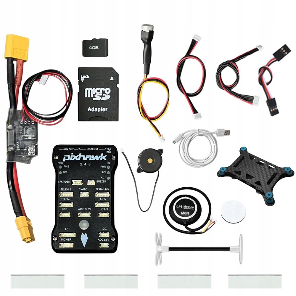 HAWK'S Work Pixhawk 2.4.8 + M8N Gps + Uchwyt