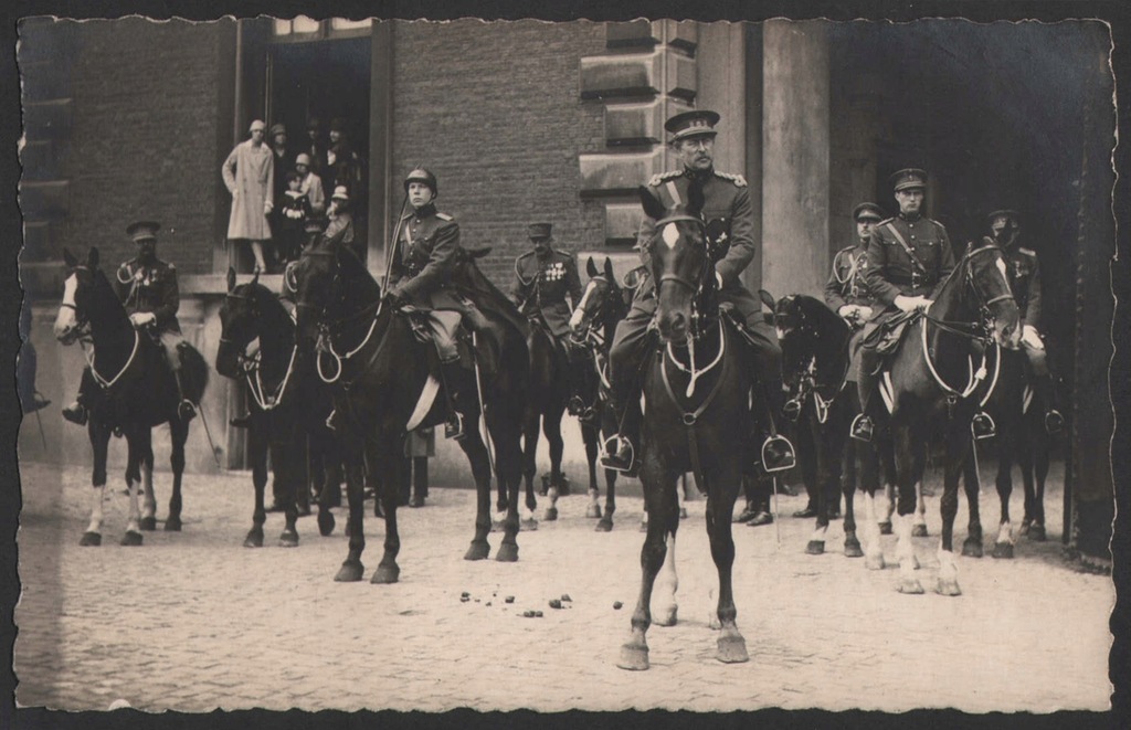 Belgia - generał, kawaleria, piękna pocztówka 1914