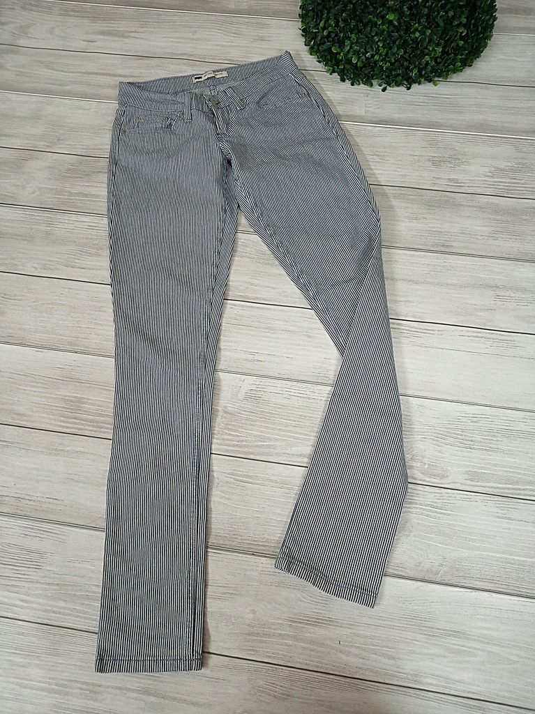 SPODNIE RURKI PASKI LEVI'S LEVIS 524 W 24 L 32