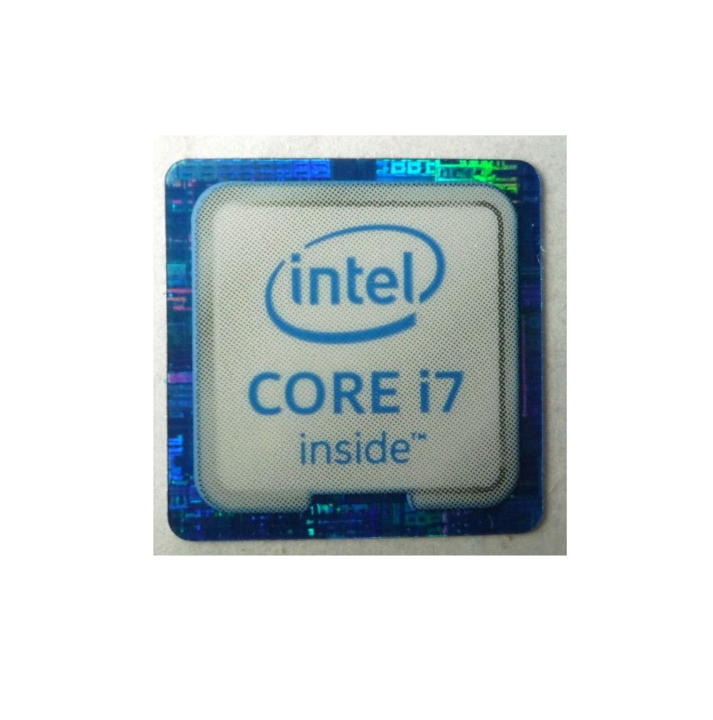 112b Naklejka Intel Core i7 18 x18mm