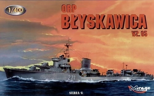 Okręt ORP Błyskawica wz. 65