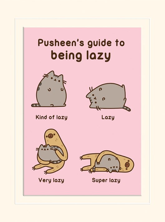 Plakat z passepartout Pusheen