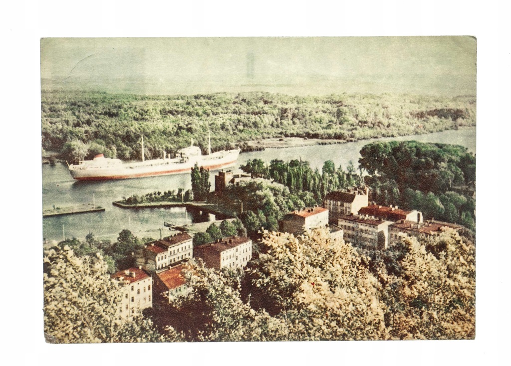 SZCZECIN - NAD ODRĄ, STATEK 1967