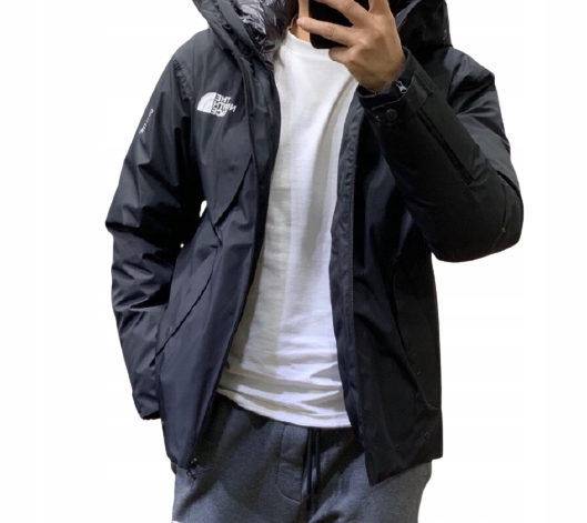 M Kurtka TNF BLACK GORETEX MOUNTAIN ZIMOWA KPL MS