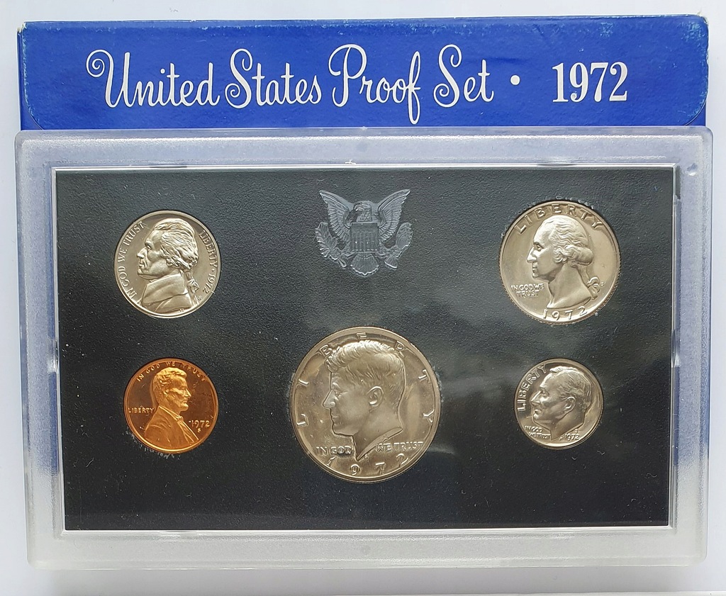 ZESTAW MONET - UNITED STATES PROOF SET 1972