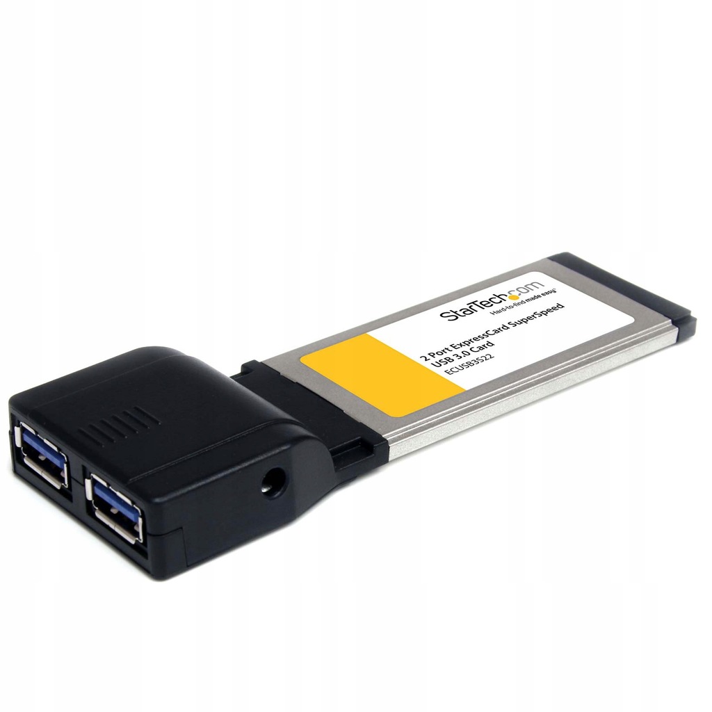StarTech.com 2-portowy adapter kart ExpressCard SuperSpeed USB 3.0 z UASP