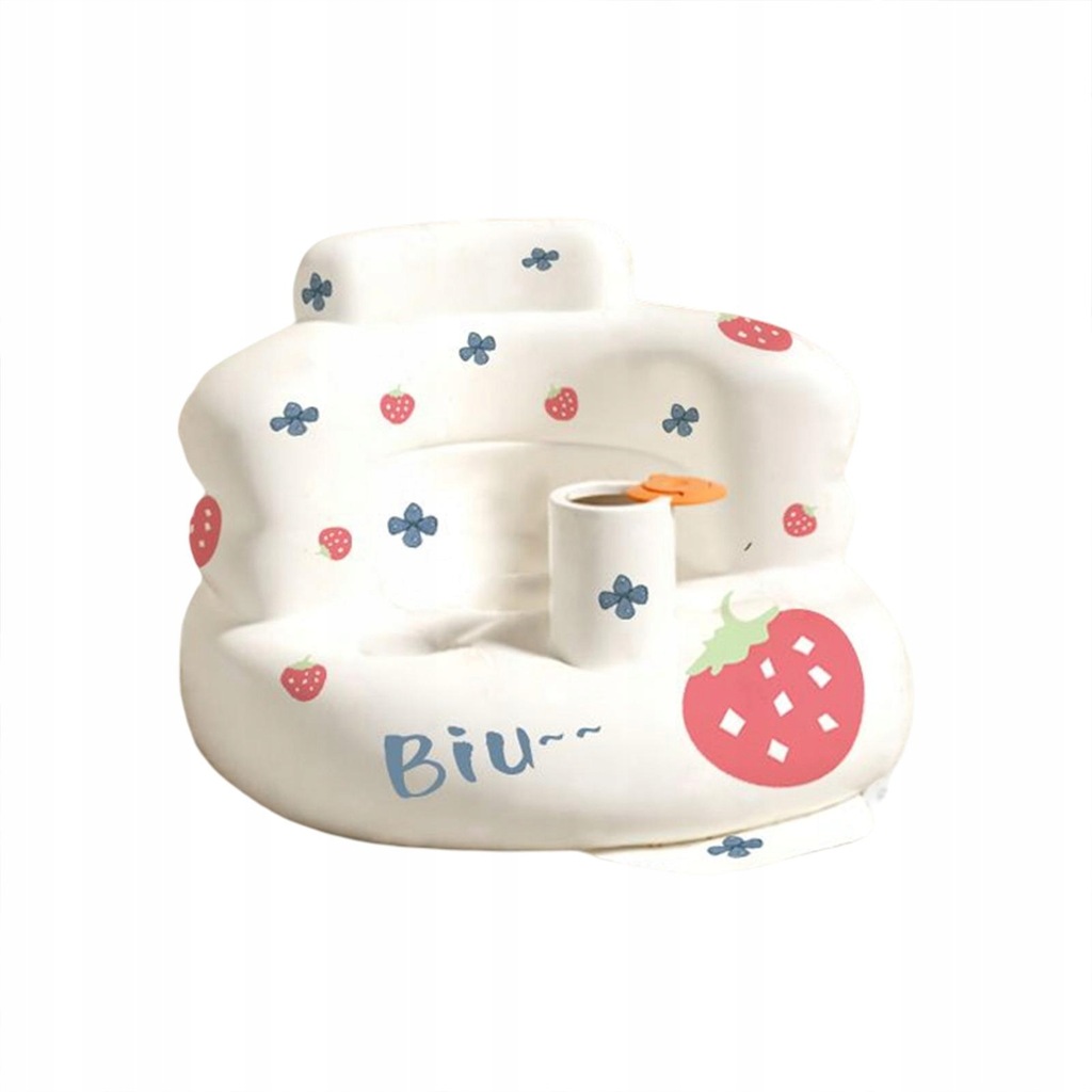 Portable Baby Inflatable Seat Sofa Strawberry XL