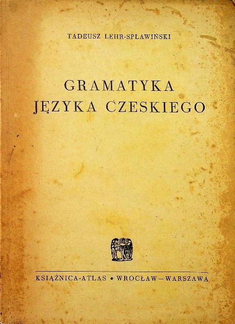 Gramatyka języka czeskiego 1950 r.