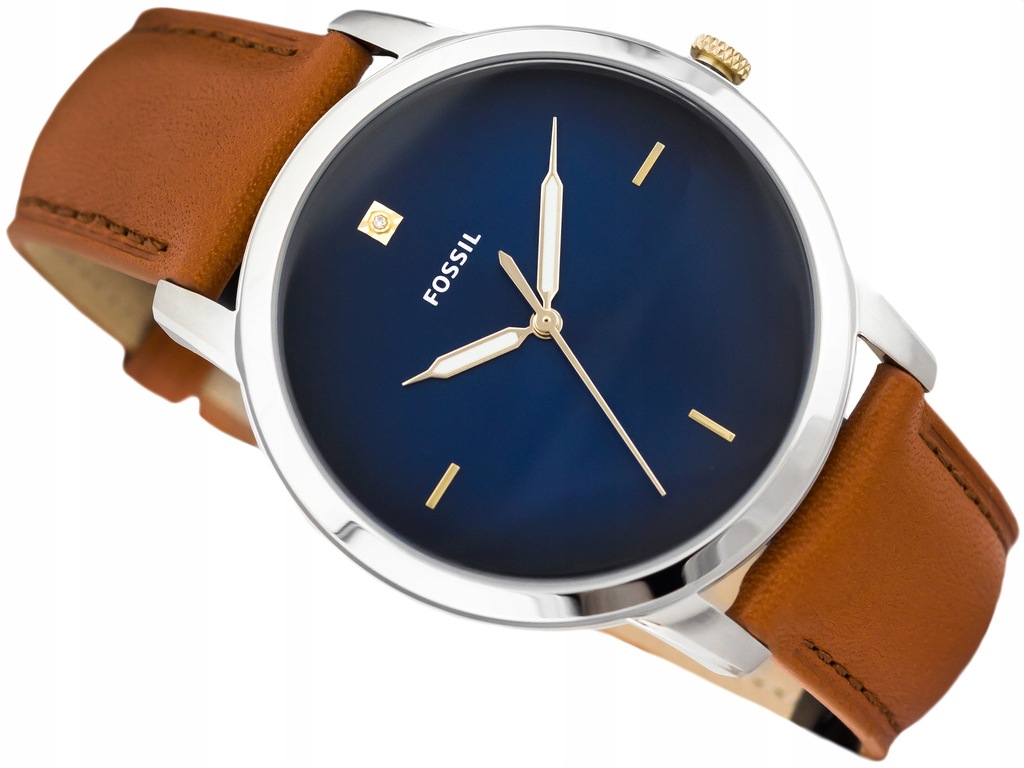 MĘSKI ZEGAREK FOSSIL FS5499 MINIMALIST 3H KLASYK