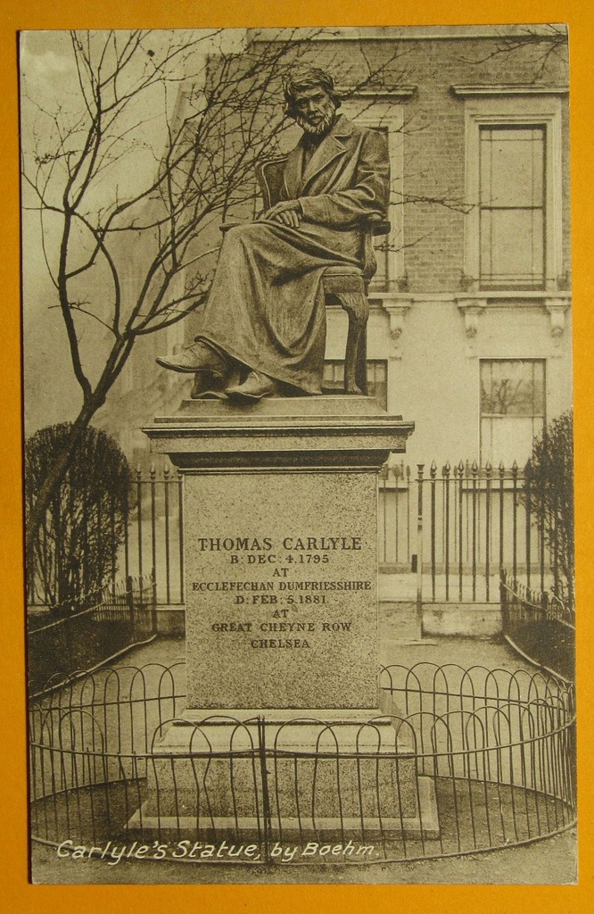 230234, Londyn, pomnik T. Carlyle