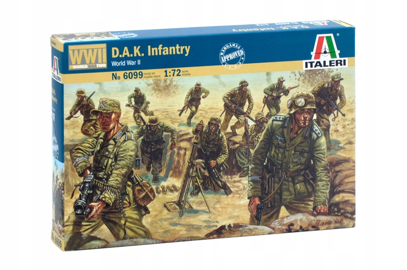 Купить DAK Infantry WWII 1/72 Italeri 6099: отзывы, фото, характеристики в интерне-магазине Aredi.ru