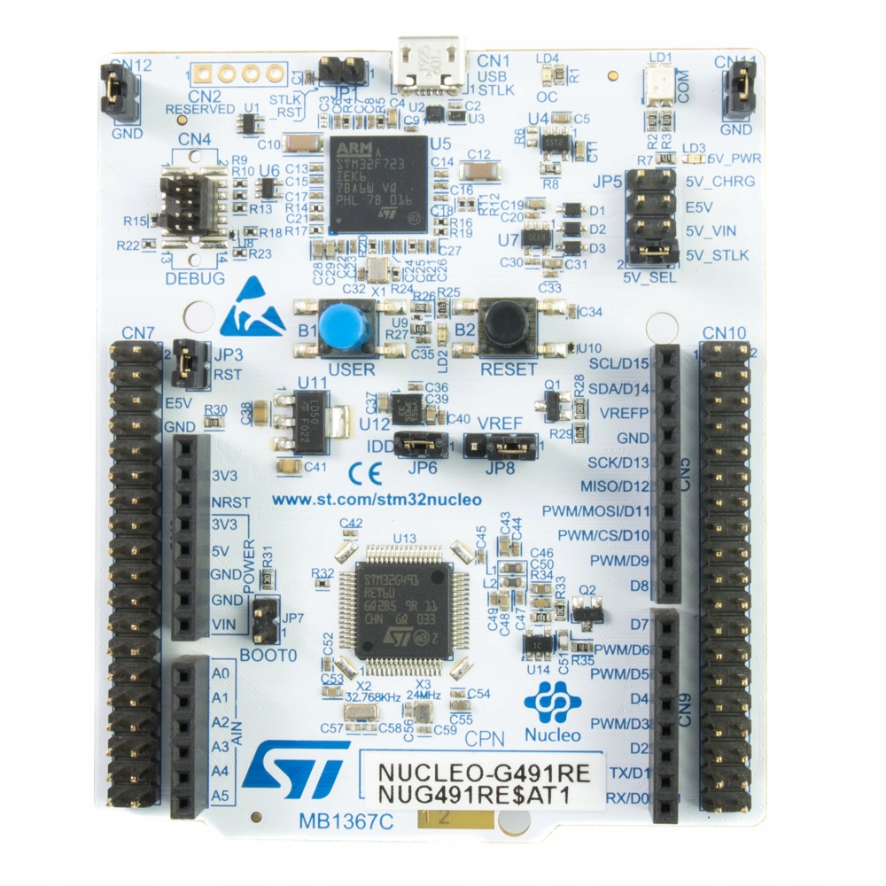 STM32 NUCLEO-G491RE Nucleo-64 mbed ARM Cortex-M4