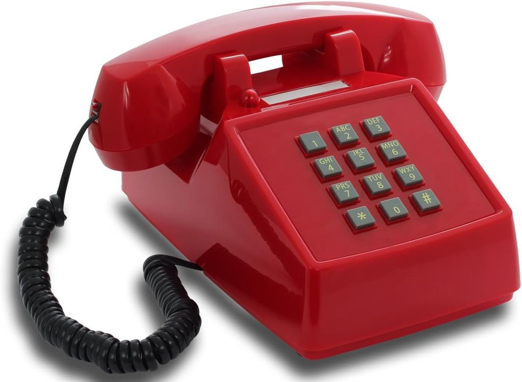 OPIS PushMeFon Cable: Telefon retro z lat 70. w