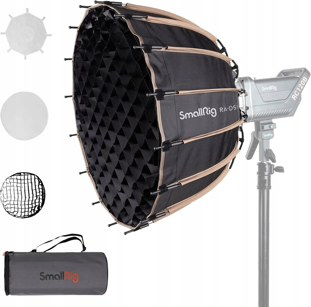Paraboliczny Softbox SmallRig RA-D55 do Oświetlenia Studyjnego i Transmisji
