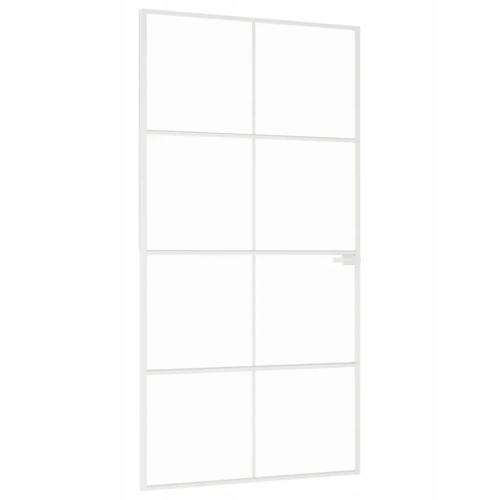 Drzwi wewnętrzne aluminiowe, białe, 102,5x201,5 cm