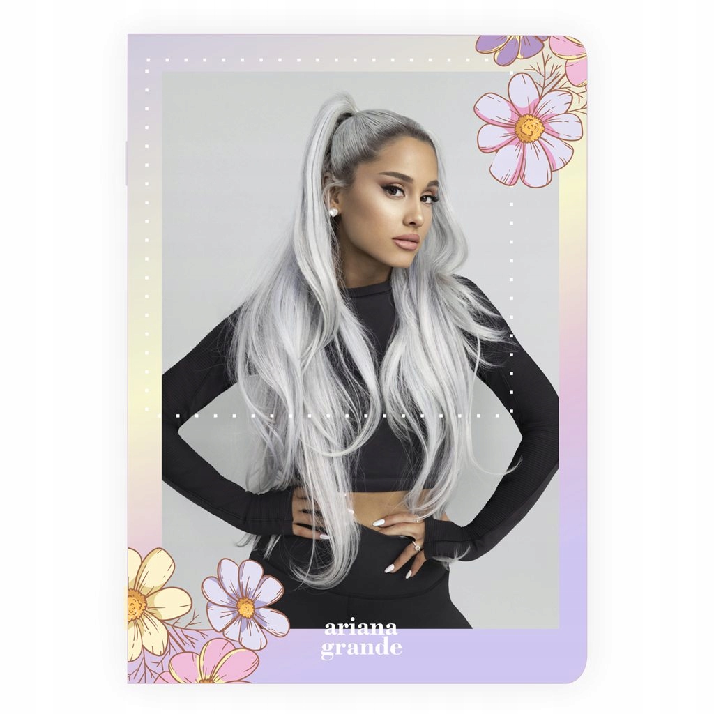 Zeszyt Ariana Grande Kwiaty do szkoły A5 60 kartek