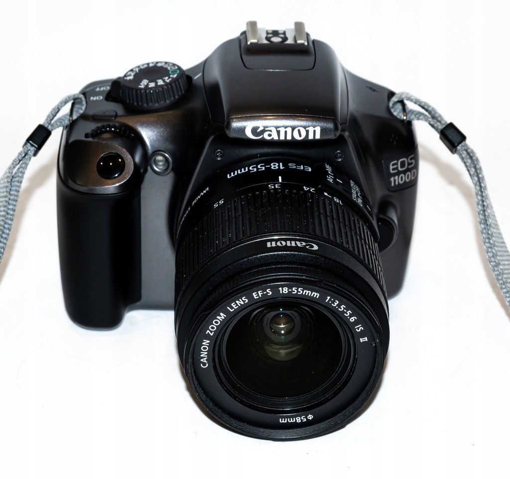 Canon EOS 1100D + 18-55mm IS II 12Mpix ISO6400 12TYŚ