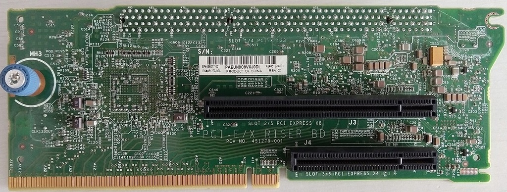 HP PCI-X RISER 451279-001 451279-00A 496077-001