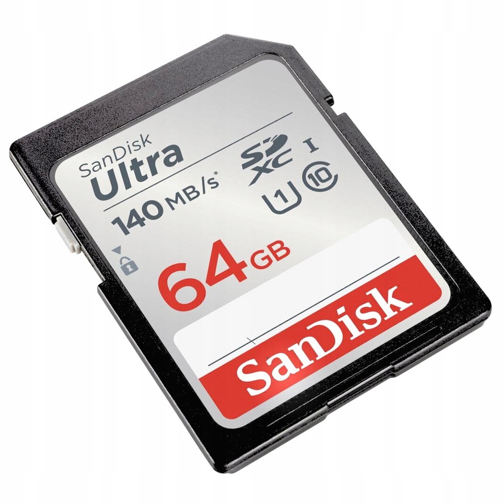 SanDisk Karta pamięci SD Ultra 64 GB SDHC 140MB/S