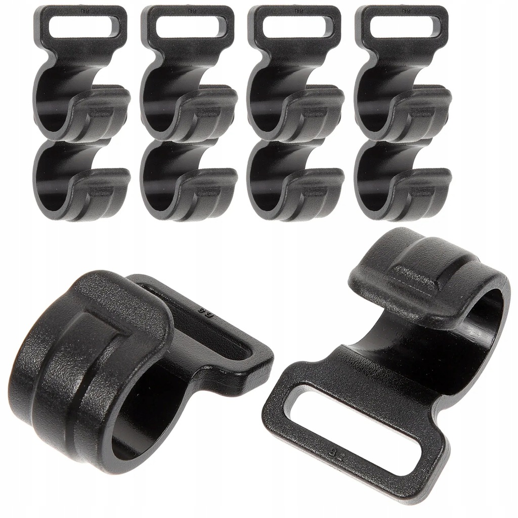 Plastikowe wieszaki na płaszcze Klipsy do namiotu